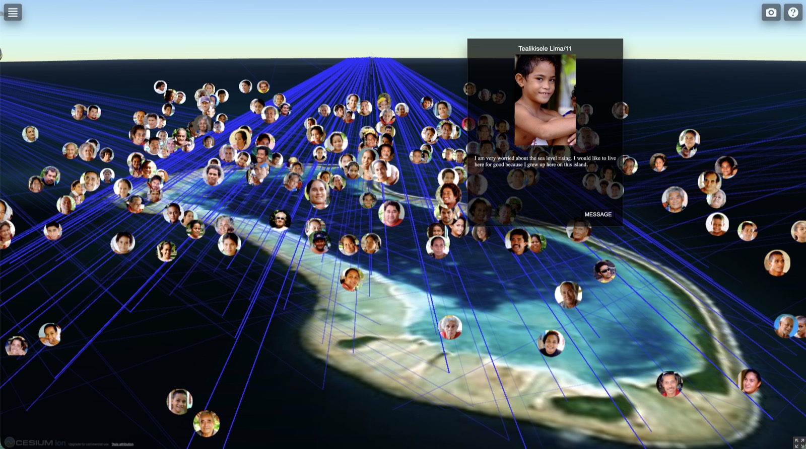 ツバル・ビジュアライゼーション・プロジェクトのローカル画像